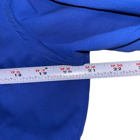 Reel Legends Performance Fishing Shirt Men Large Blue Vented Long Sleeve Pocket - Picture 5 of 7